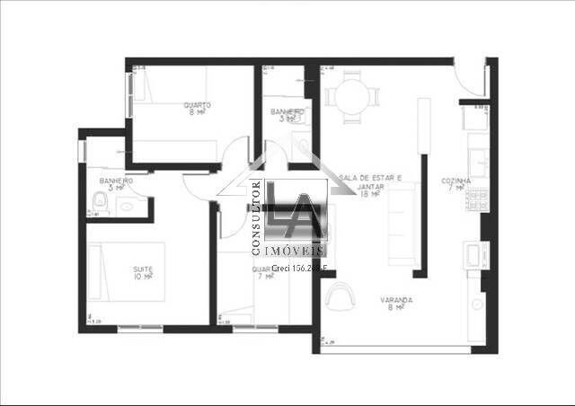 Apartamento à venda com 3 quartos, 72m² - Foto 14